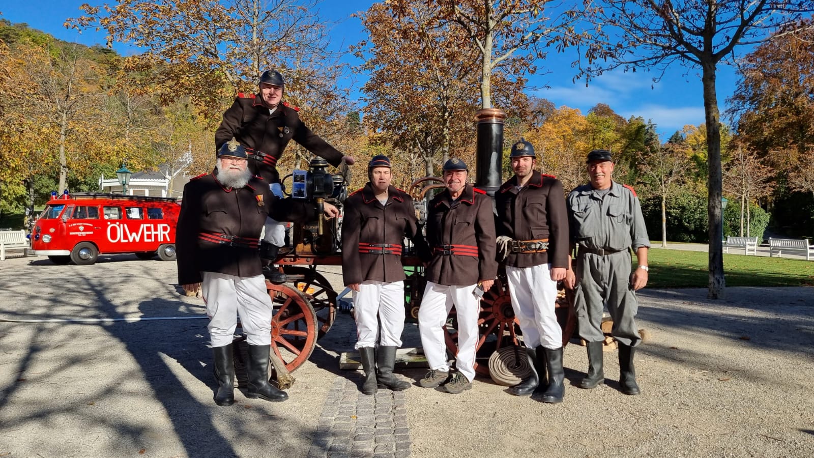 Historischer Umzug: 160 Jahre FF Baden-Stadt